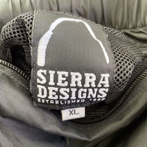 Sierra Designs Black Water Wind Resistant Shell Pants Adult Mens Size‎ XL Active - Picture 11 of 11